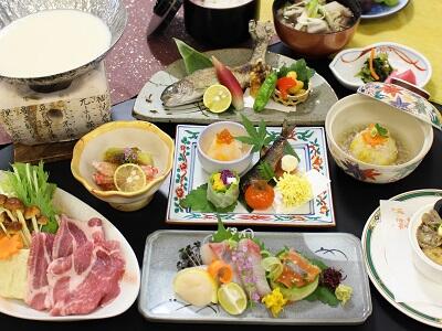 画像：和食膳（日替わりのため一例）