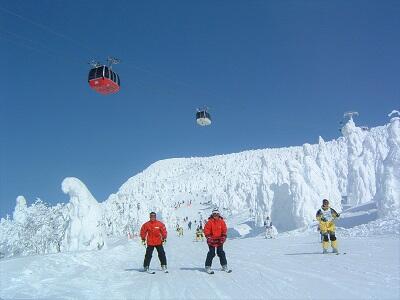 画像：蔵王温泉スキー場