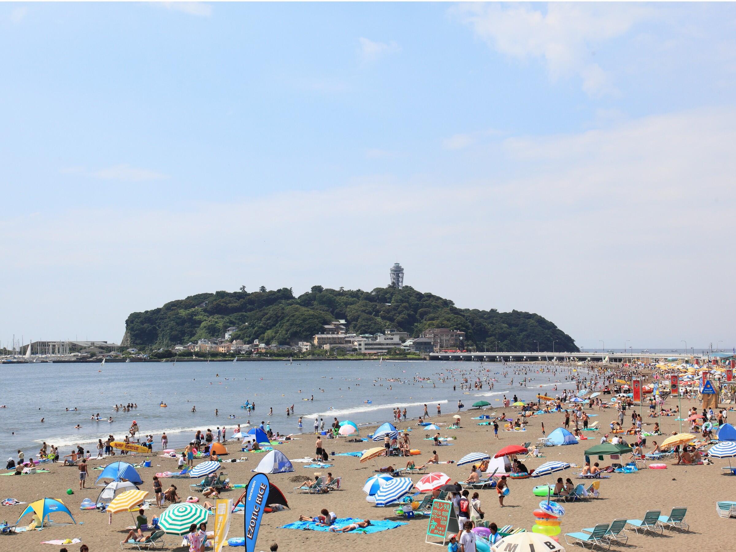 画像：片瀬東浜海岸