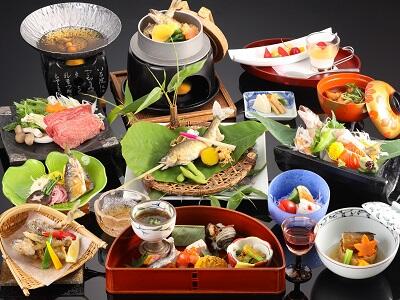 画像：鮎尽くし会席