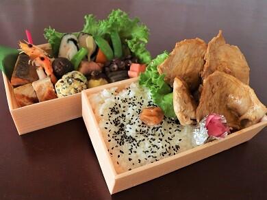 画像：二段重弁当