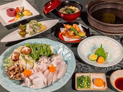 画像：ふぐ尽くし会席（イメージ）