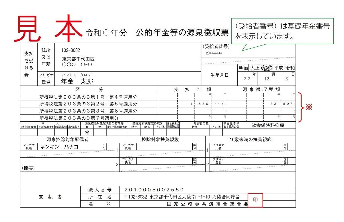 徴収 年金 再 源泉 発行 票